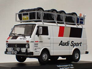  редкость!1/43 VW LT35 Audi * спорт поддержка машина Volkswagen LT35 Audi Sport 1981 Rally Assistance