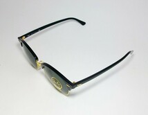 RayBan レイバン RB4246-901-51 クラブラウンド クラッシック サングラス ブラック/ゴールド_画像3