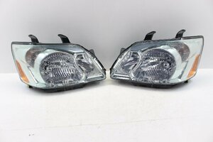 美品/破損無　ノア　AZR60系　後期　ヘッドライト　左右　コイト　28-181　キセノン　HID　グリーンメッキ　刻印NO　284796-284797