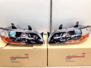 * new goods Mitsubishi Lancer Evolution 7 8 9 MR original headlamp Lancer Evolution 8 head light left right set LANCER EVOLUTION Ⅷ CT9A