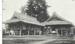 千葉 成田山 新勝寺 光明堂 額堂★大正昭和初期★戦前古絵葉書★n2456