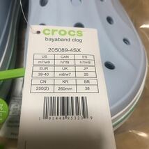 送料無料【25cm】バヤバンド クロッグ クロックス BAYABAND CLOG CROCS カラー: Mineral Blue / Pistachio ミネラルブルー ピスタチオ_画像4