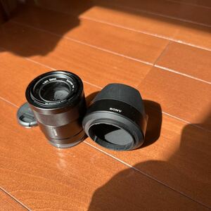 名玉　ソニー純正プロテクタ付　完品・単焦点レンズ Sonnar T* FE 55mm F1.8 ZA ツァイスレンズ SEL55F18Z