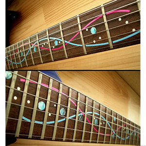 DNA Line Steve Vai インレイシール インレイステッカー ギター ウクレレ アコギ エレアコ フォークギター ポジションマーク カラフル