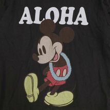 TMT ティーエムティー × ディズニー【RAFI JERSEY (ALOHA)/MICKEY】ラフィ天竺 半袖 アロハ ミッキー Tシャツ Sz.L　メンズ　D3T00861_5#D_画像3