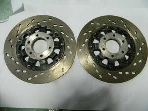g57 RG250γ front brake disk left right set, outer diameter 260mm GJ21A,RG250 Gamma 0