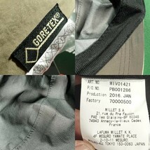 ▲MILLETミレー 防水・透湿 GORE-TEX 3レイヤー GTX レンジャー レイン ワークキャップ サンドベージュ M 未使用・タグ付!!!▲_画像6