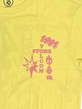 VOLCOM ボルコム AF222301YEF メンズ XLサイズ 半袖Tシャツ バックプリント T-Shirts 黄色 イエロー 古着風 ヴォルコム 新品 即決 送料無料_画像3