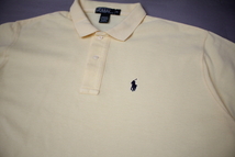 【Polo by Ralph Lauren】ラルフローレン　ポロシャツ　半袖　イエロー　カットソー　XLサイズ　古着_画像2