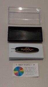 液晶アクセサリー ネクタイピン 雑貨 コレクション タイピン レトロ 色が変わる液晶