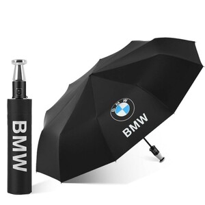 * new goods *BMW*. rain combined use folding extra-large strengthen thickness umbrella umbrella umbrella parasol full automation Rebirth car 