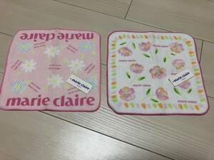 ★送料230円　marie claire （マリ・クレール）　ハンドタオル　2枚セット　新品未使用品 ★