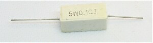  цемент сопротивление 5w0.1Ω 2 шт. комплект 