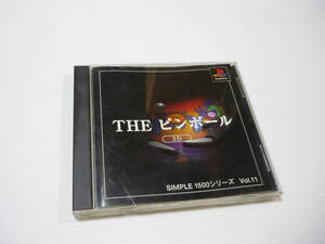 [管00]【送料無料】ゲームソフト PS1 SIMPLE1500シリーズ Vol.11 THE ピンボール SLPS-02447 プレステ PlayStation