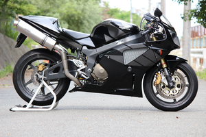 LBP ホンダ VTR1000 SP2/2002y' 以降 RVT1000 チタン スリップオン エキゾースト BANZAI スタイル　(UPタイプ)