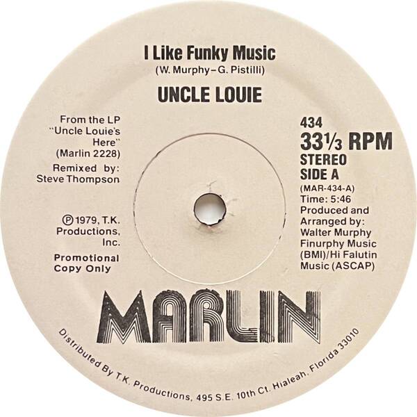 Uncle Louie - I Like Funky Music / Everybody's Got One