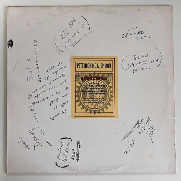 Pete Rock & C.L. Smooth - Searching (OG Promo)