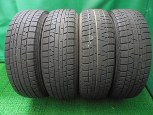 f52◆ヨコハマ アイスガード スタッドレスタイヤ◆YOKOHAMA iceGUARD iG50 185/65R15 88Q M+S 中古冬タイヤ4本セット