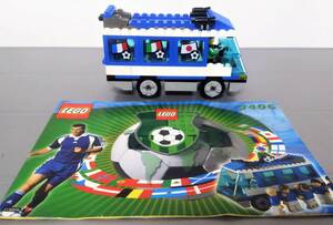  Lego LEGO sport soccer 3406 national team * bus Soccer Team Transport AmericasBus Mini fig