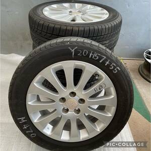 商品番号-470 SUBARU 純正 16インチホイールpractivaタイヤ205/55R16 ホイール4本セット 16x6.1/2J