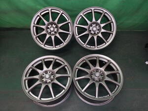 ☆　ホイール　4本　MOTORISMO　モトリズモ　17×7J　+50　PCD100　5H　17インチ　薄いゴールド　☆