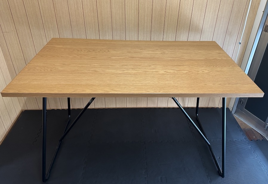 無印良品 折りたたみテーブル・幅120cm・オーク材 幅120×奥行70×高さ 
