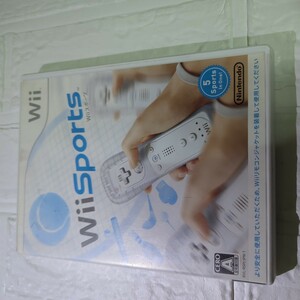 【Wii】 Wii Sports　取扱説明書なし。盤面にすりきずがあります。