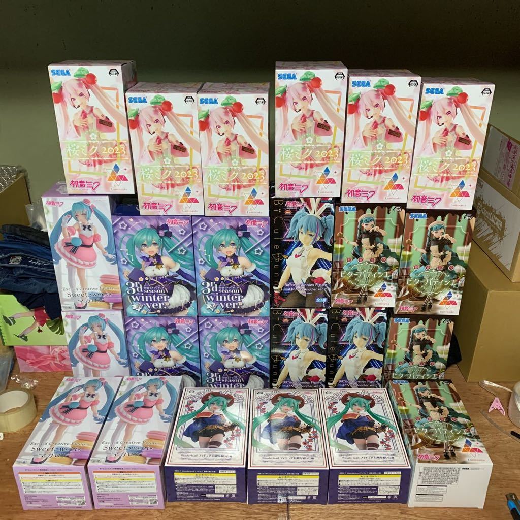 初音ミク フィギュア 大量 まとめ売り 新品未開封 長靴 アクアフロート