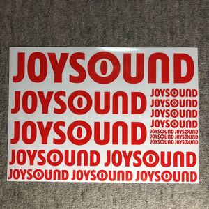 お買得！ / 新品 2枚セット / JOYSOUND / 防水ロゴステッカー A4サイズ