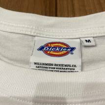 Dickies ディッキーズ 半袖 Tシャツ プリント ビッグプリント USA デカロゴ レディース サイズM 玉mc1538_画像6