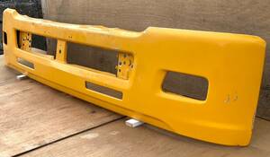 [23039] Isuzu Forward front bumper yellow color standard Short cab F bumper 2050mm exterior ASSY Ibaraki prefecture 