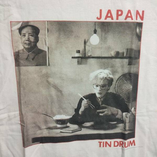 ジャパン (Japan) バンドTシャツ 名盤『Tin Drum 錻力(ブリキ)の太鼓』 送料無料☆彡新品◇デヴィッドシルヴィアン ロックT rock