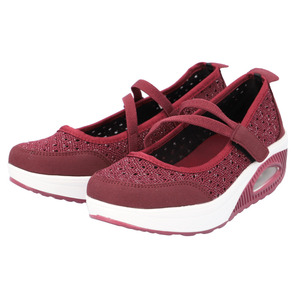 * bordeaux * 39(24.5cm) sneakers lady's thickness bottom mail order walking shoes comfort shoes casual shoes sport shoes .