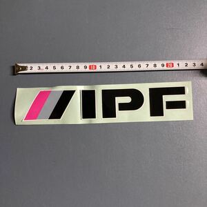 ステッカー IPF 年代物？？？　未使用ですが、汚れ、はがれ、めくれ有