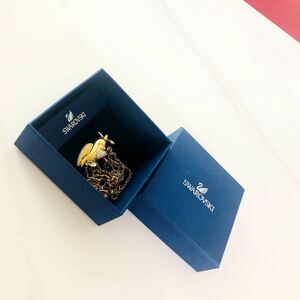 ◆◆◆SWAROVSKI スワロフスキー ネックレス　ゴールド　超美品　箱付き　クリスタルかダイヤ嵌め込み　長期保管正規品