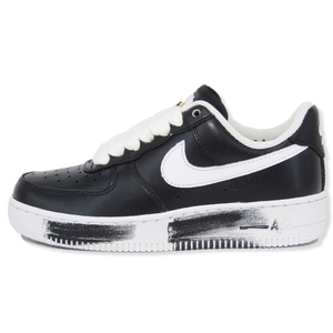 未使用 PEACEMINUSONE × NIKE ナイキ 23cm AIR FORCE 1 07/PARA-NOISE AQ3692-001 パラノイズ BLACK 35002067