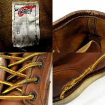 REDWING レッドウィング US9D 27cm モックトゥ 875 ワークブーツ 06年製 アイリッシュセッター 6インチ オロイジナル 10006612_画像7