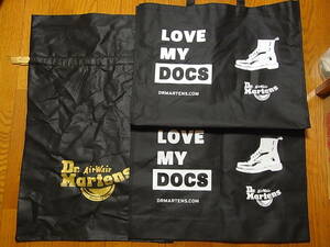 非売品　Dr.Martens　ドクターマーチン　エコバッグ 2枚 & 巾着　ブーツ 収納袋　3枚セット　未使用品