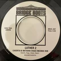 【7インチ レコード】Caserta 「Luther 2」Bridge Boots BB45-007 / LUTHER VANDROSS「I'D RATHER」のremix_画像2