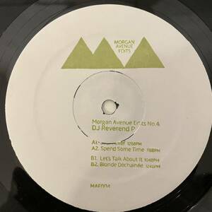 【レコード】DJ Reverend P 「Morgan Avenue Edits No.4」MAE004 /SALSOUL ORCHESTRA「IT'S GOOD FOR THE SOUL」他edit収録