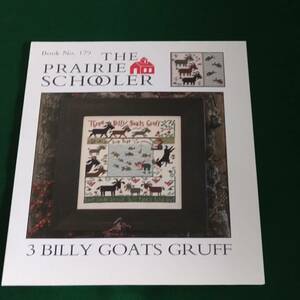 クロスステッチ　図案　チャート　プレイリー　Prairie Schooler　No.179 3 billy goats gruff コピー版ではありません