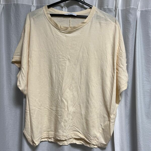 ADAM ET ROPE Tシャツ　サイズfree きなり色