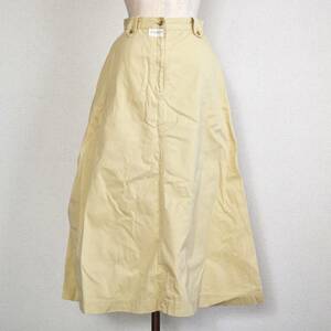 インゲボルグ INGEBORG ロングスカート 台形スカート イエロー系 綿100％ ピンクハウス 日本製 2305007