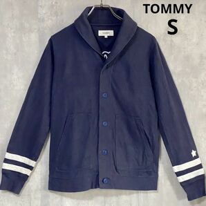 トミー TOMMY 紺 ブルゾン カーディガン 綿の画像1