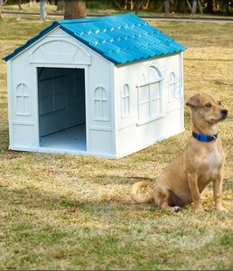  endurance & robust & practical use high class pet house washing with water possibility kennel dog house pet house corrosion not doing plastic triangle roof large dog medium sized dog 