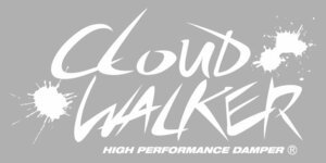 【玄武】★カッティングステッカー/ホワイト★『CLOUD WALKER』 ステッカー ［240ミリ White］ ST240CWW