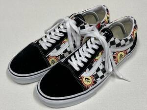 VANS PARKS PROJECT OLD SKOOL 黒 スエード チェッカー 太陽 US9.5 (27.5cm) バンズ オールドスクール アメリカ企画限定!!