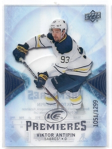 17-18 UD ICE Viktor Antipin Ice Premieres RC /1299