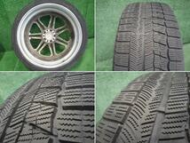 スタッドレスタイヤ・アルミホイール4本　225/40R19　21年　VARIANZA　19×8.5J,114.3/5H　INSET+45（230100）_画像7