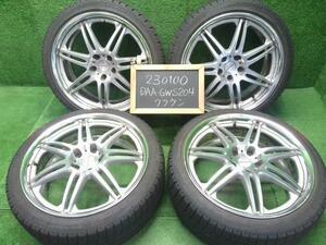 スタッドレスタイヤ・アルミホイール4本　225/40R19　21年　VARIANZA　19×8.5J,114.3/5H　INSET+45（230100）